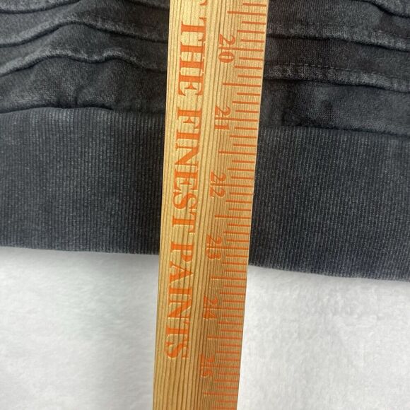 WT02 Hoodie Mens Small Black Gray Camo Short Sleeve Pockets Pullover Casual - Picture 7 of 10